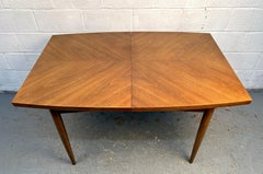 Mid-Century Modern Walnut Dining Leaf Table