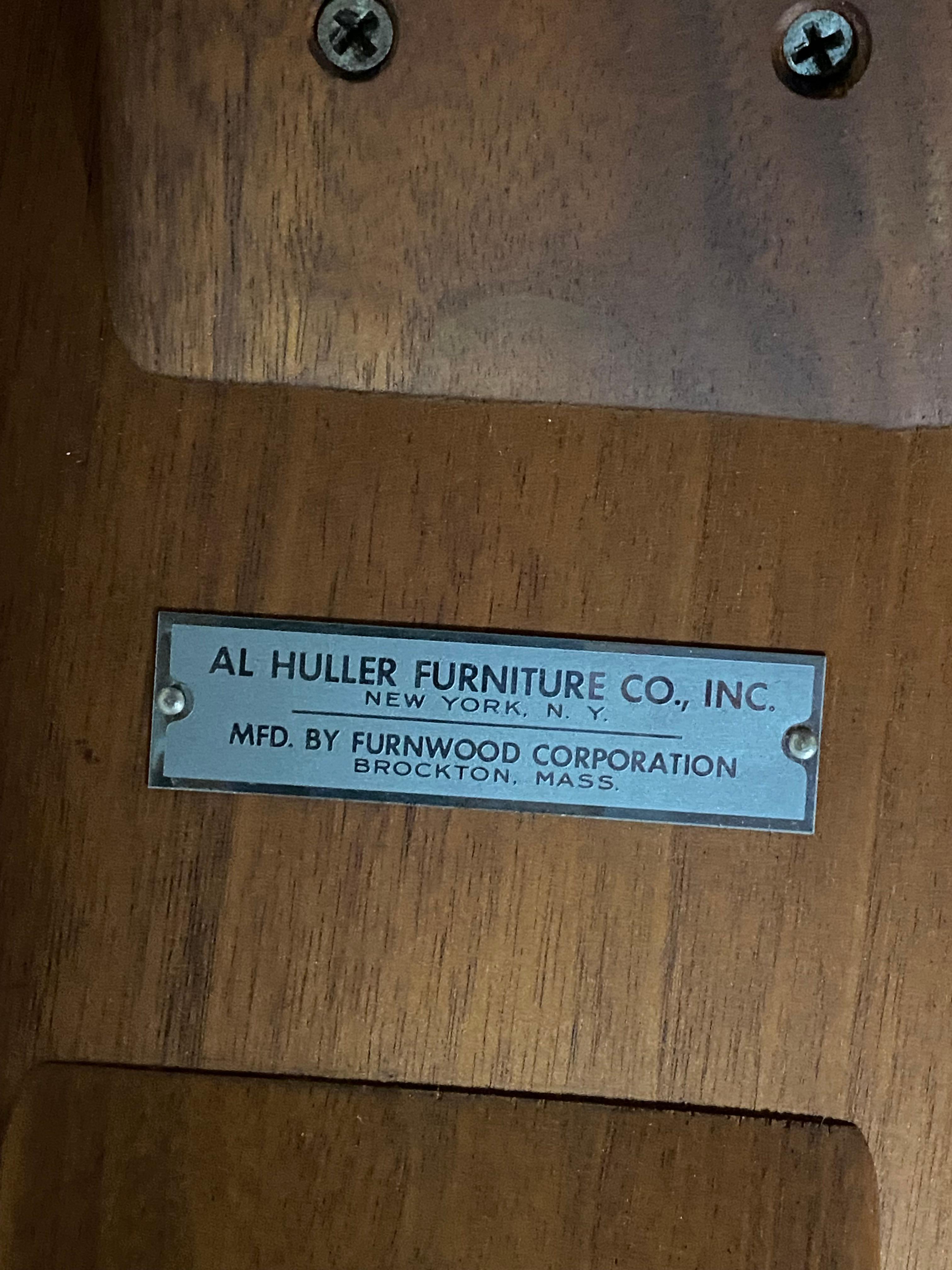 Mid Century Modern Walnut Dining Table by Al Huller for Furnwood Corporation 11