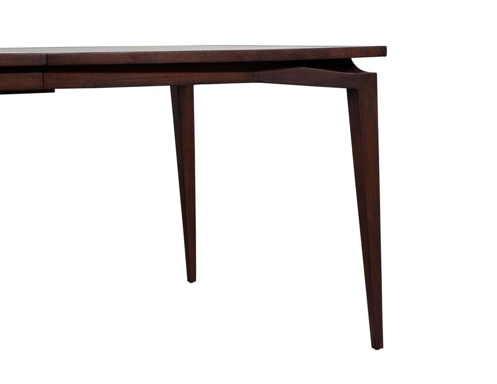 Mid-Century Modern Walnut Dining Table by Tomlinson Furniture For Sale 7