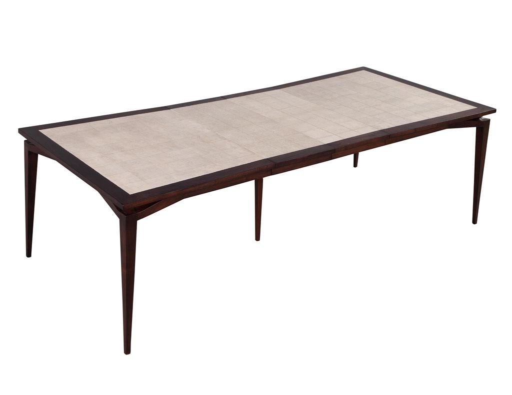 Late 20th Century Mid-Century Modern Walnut Dining Table by Tomlinson Furniture For Sale