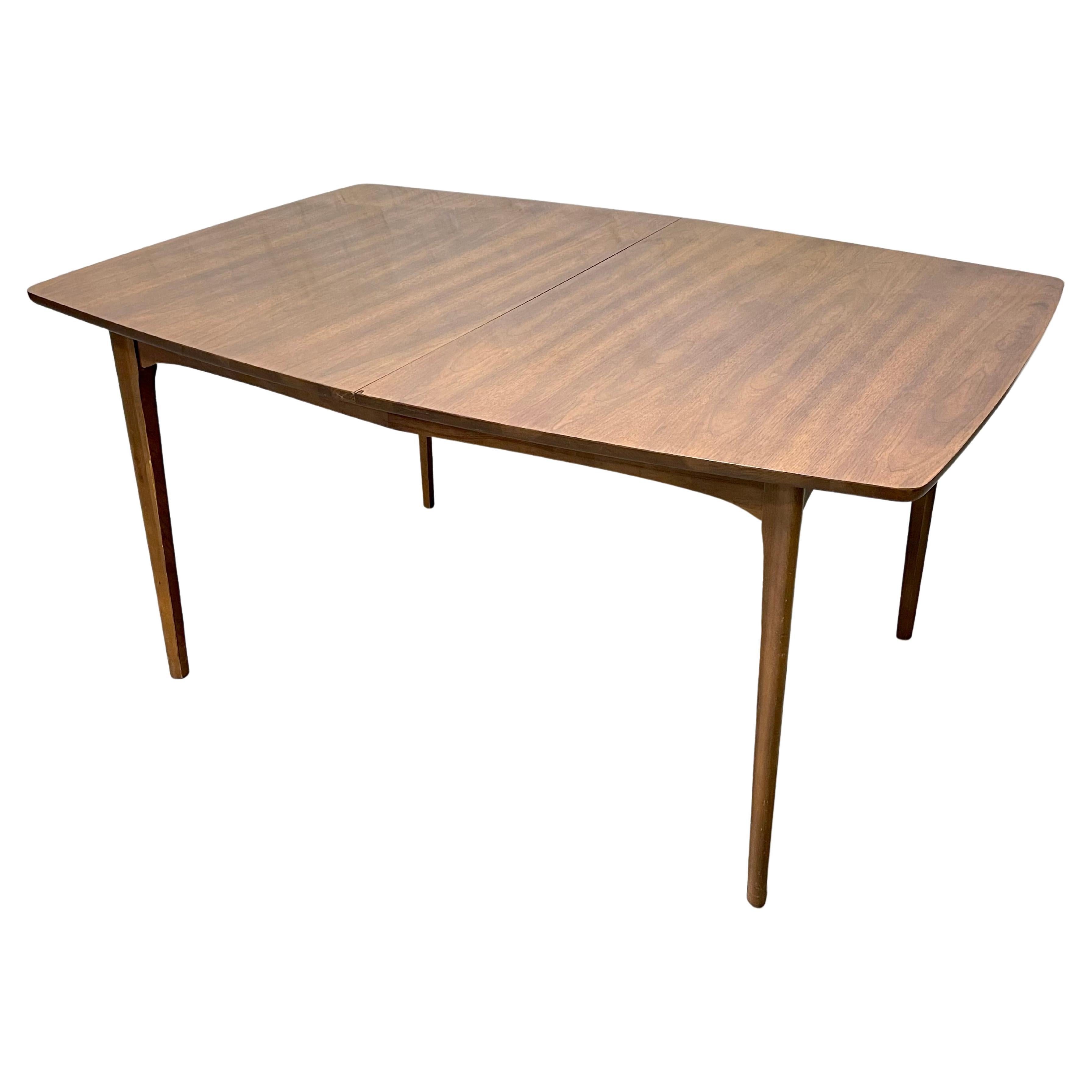 Mid-Century Modern Walnut Dining Table, circa 1960s For Sale
