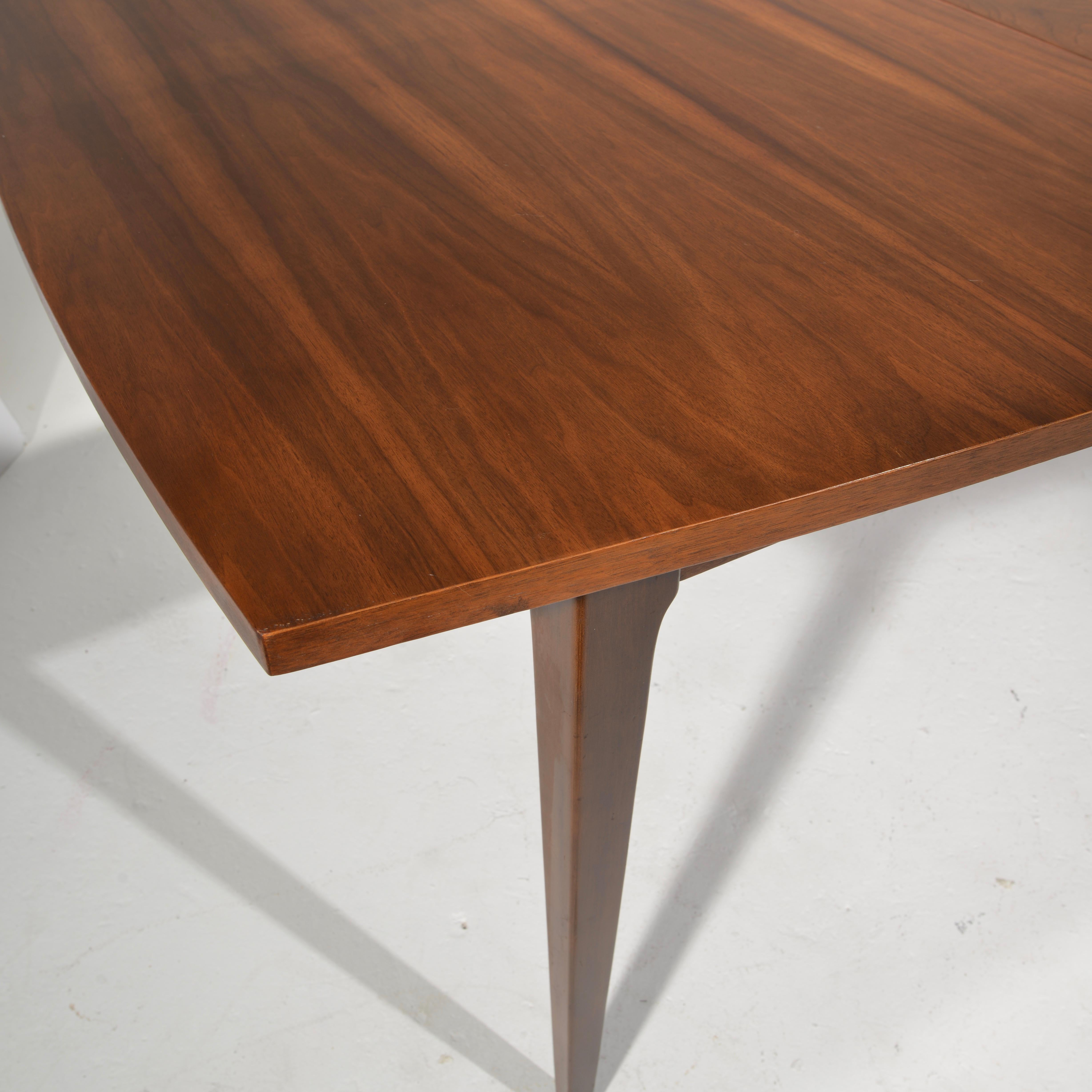 Mid-20th Century Mid-Century Modern Walnut Dining Table