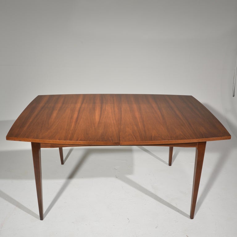 Mid Century Modern Walnut Dining Table