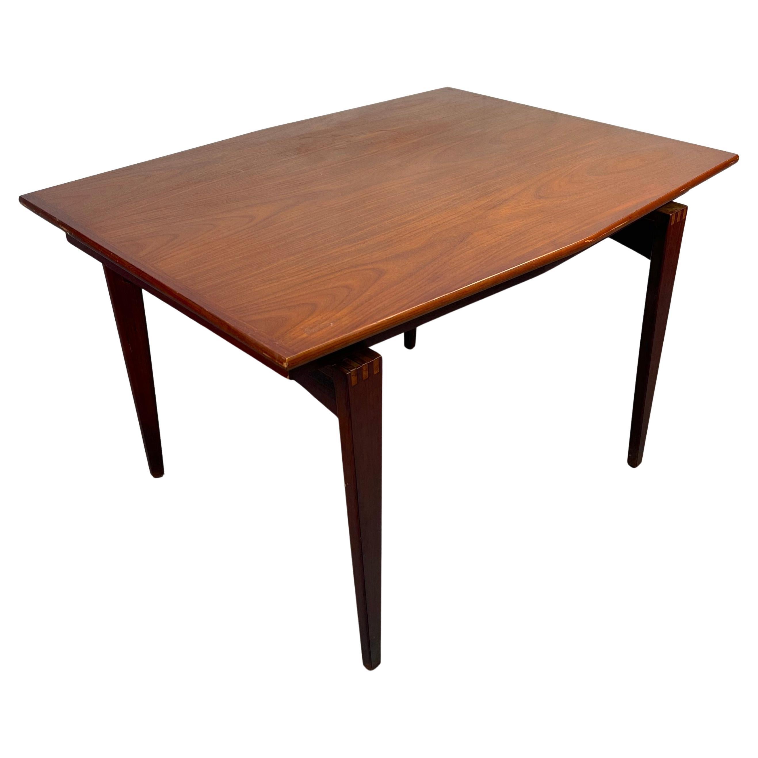 Mid-Century Modern Walnut Dining Table