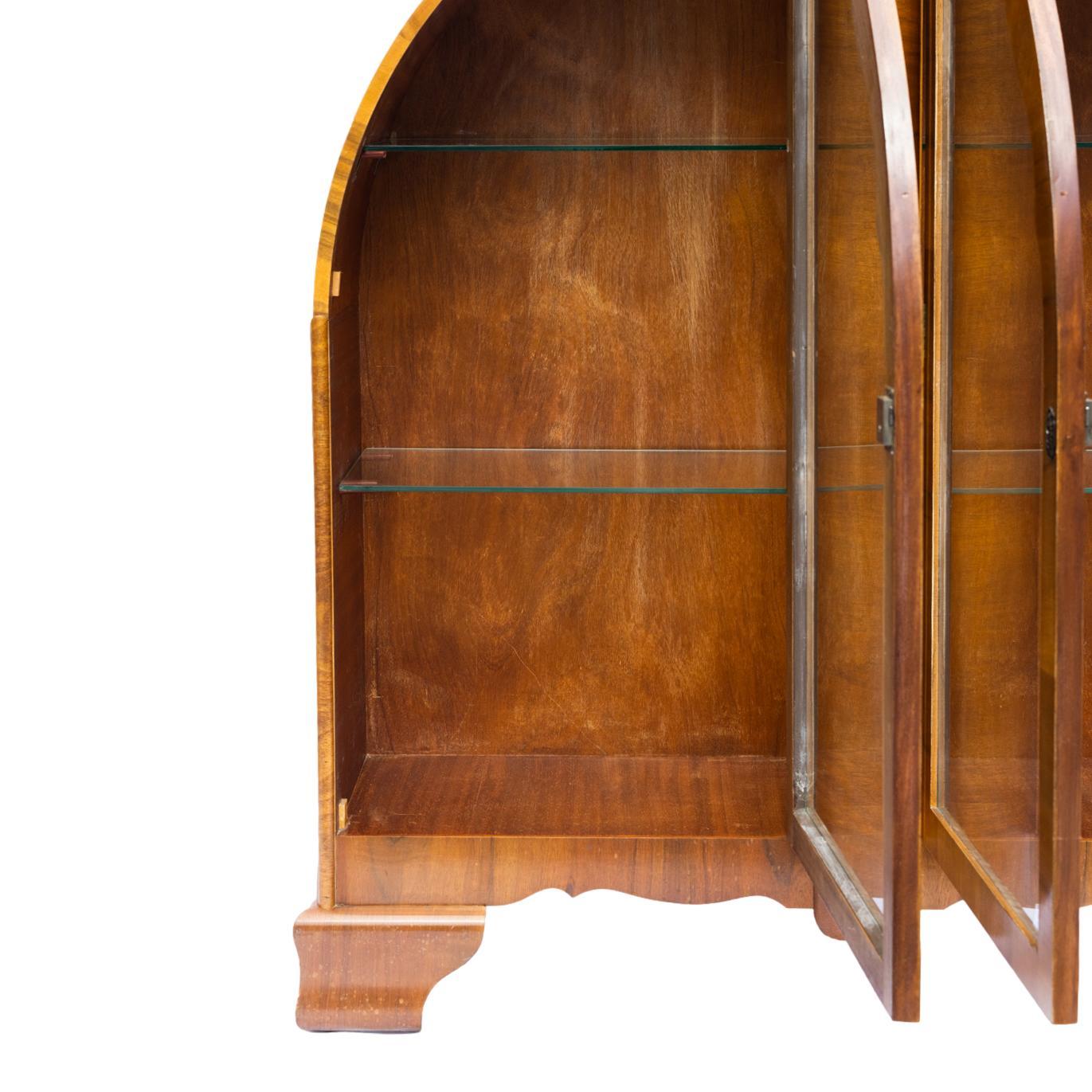 modern walnut cabinets