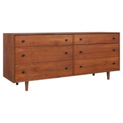 Mid Century Modern Walnut Dresser Attributed to Glenn of California