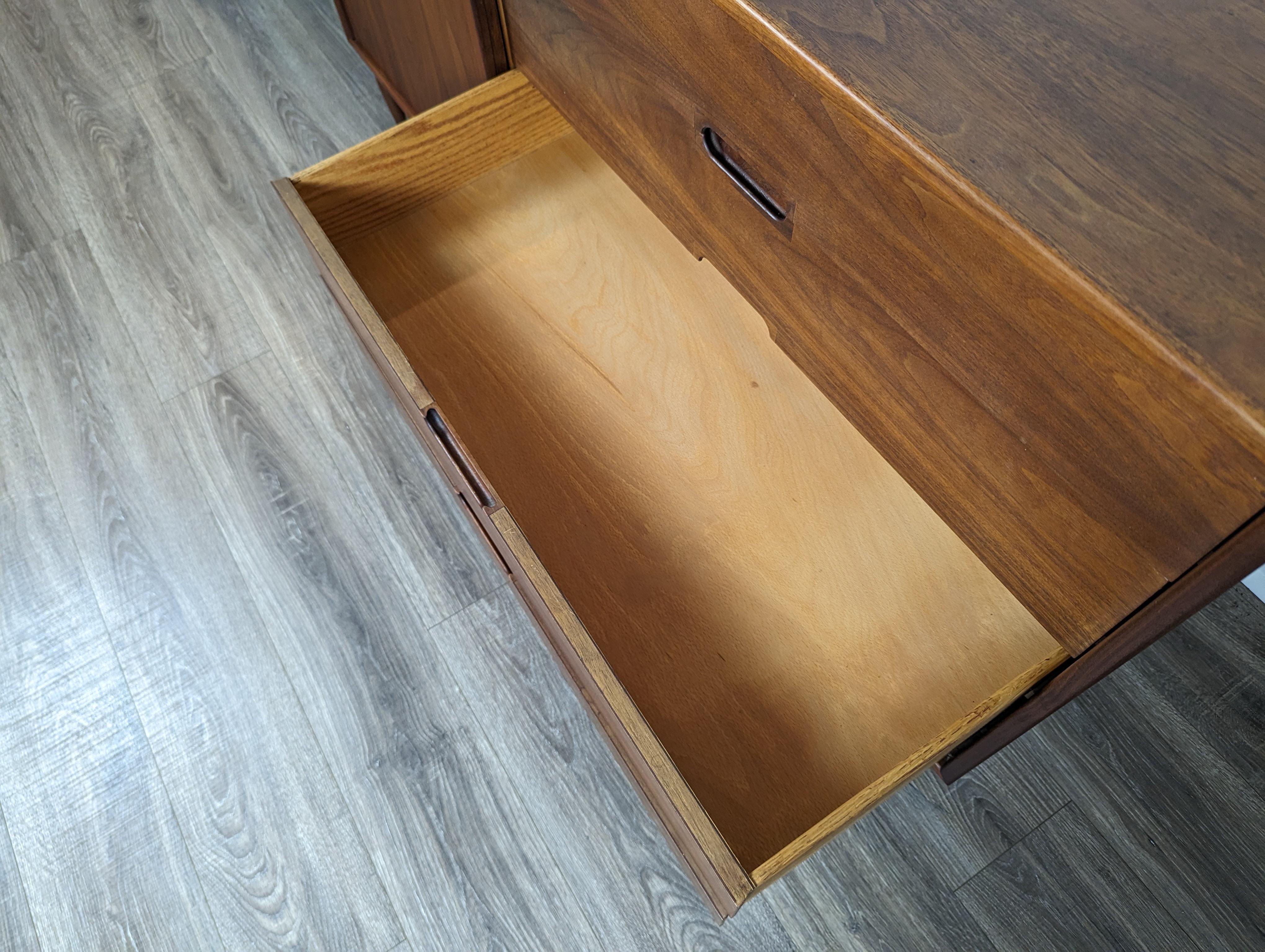 Mid Century Modern Walnut Dresser by Brown Saltman 4