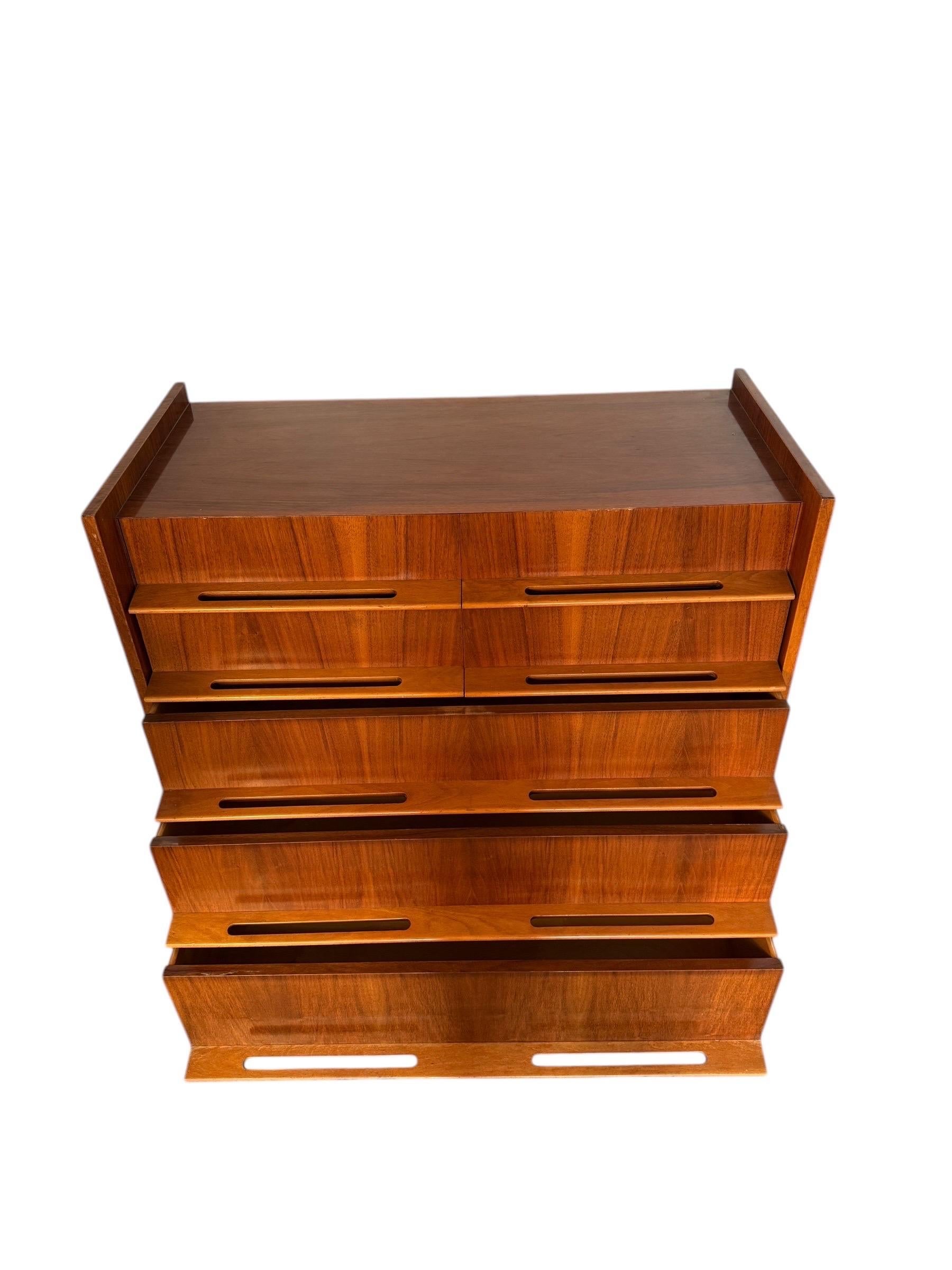 Mid-Century Modern Mid Century Modern Walnut Dresser by Edmond J. Spence For Sale