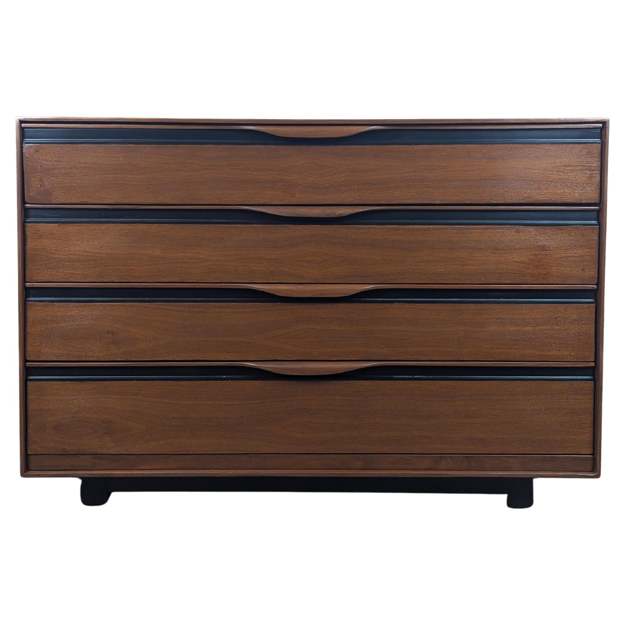 Mid Century Modern Walnut Dresser by John Kapel for Glenn of California, c1960s