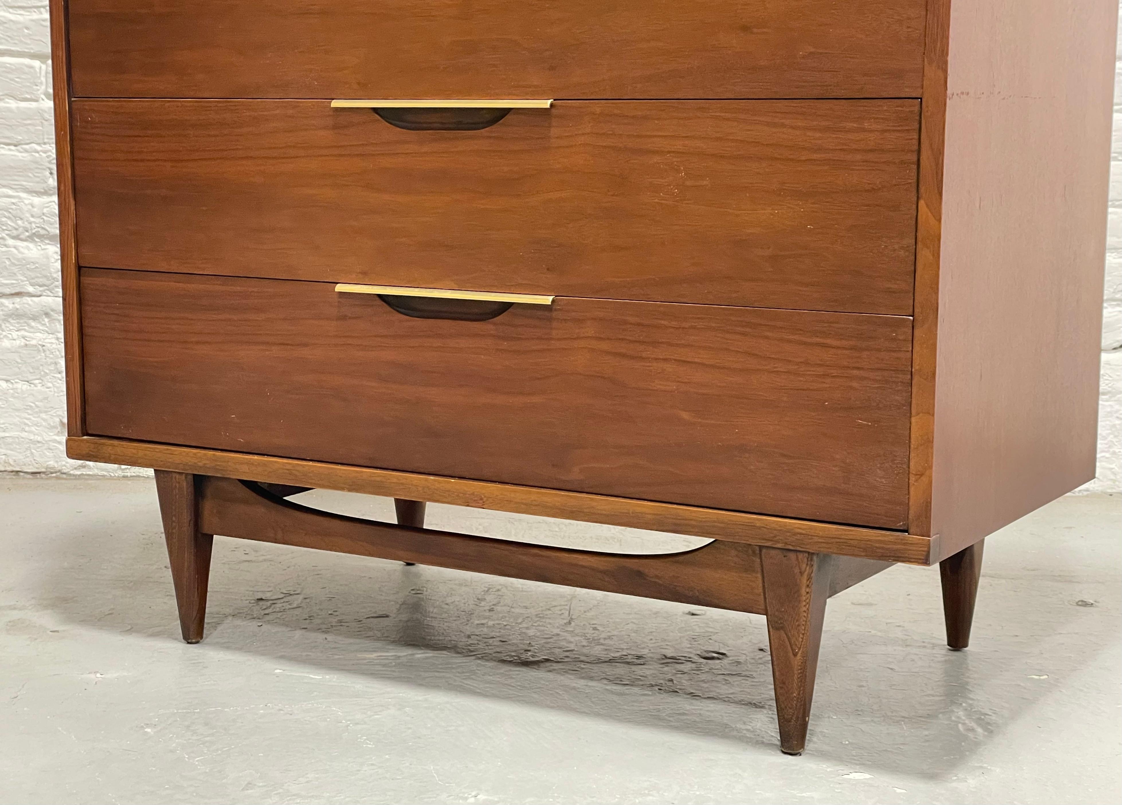 Mid Century MODERN Walnut DRESSER by Kent Coffey’s Tableau Line, c. 1960’s 6