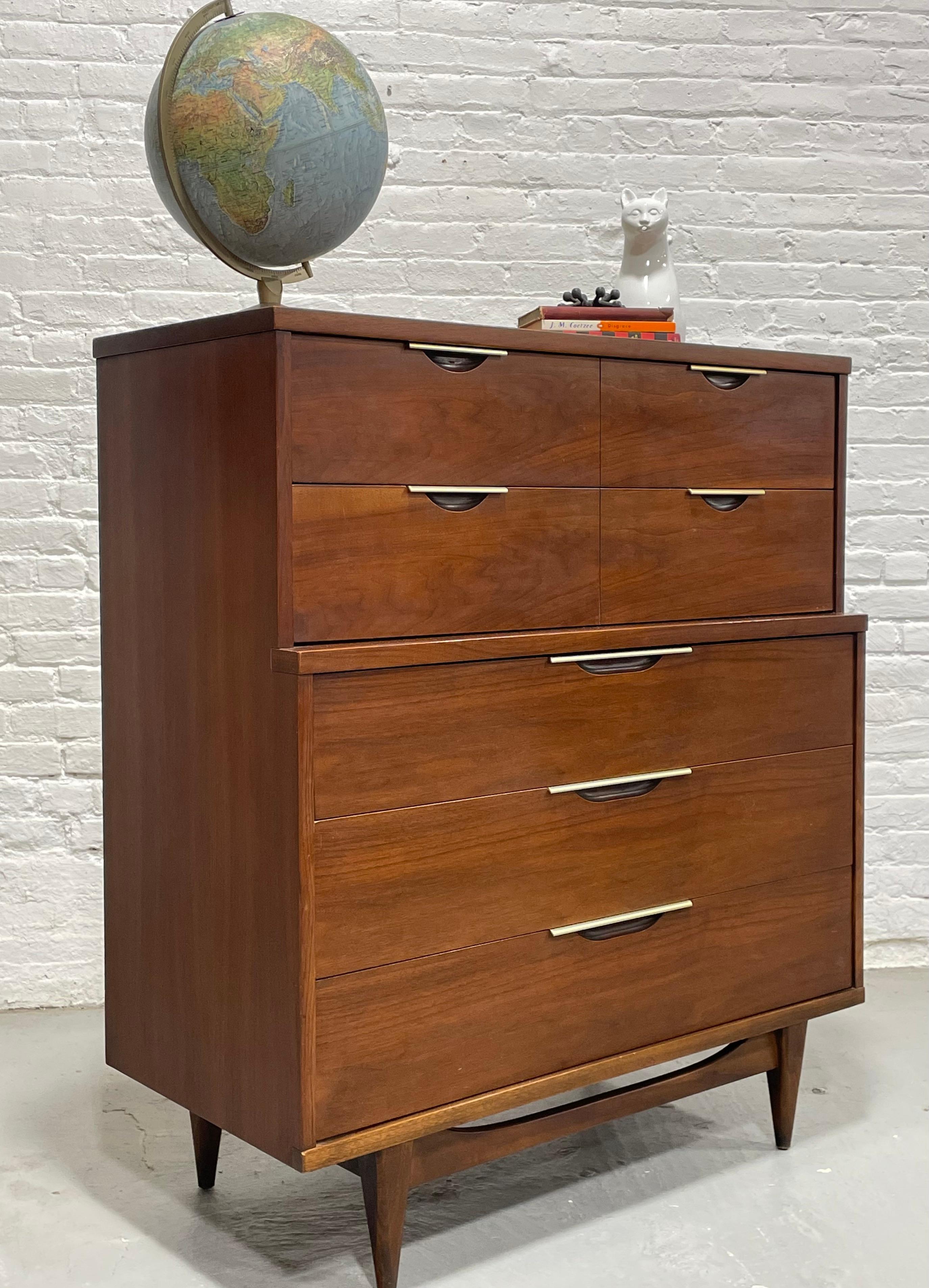 Mid-Century Modern Mid Century MODERN Walnut DRESSER by Kent Coffey’s Tableau Line, c. 1960’s