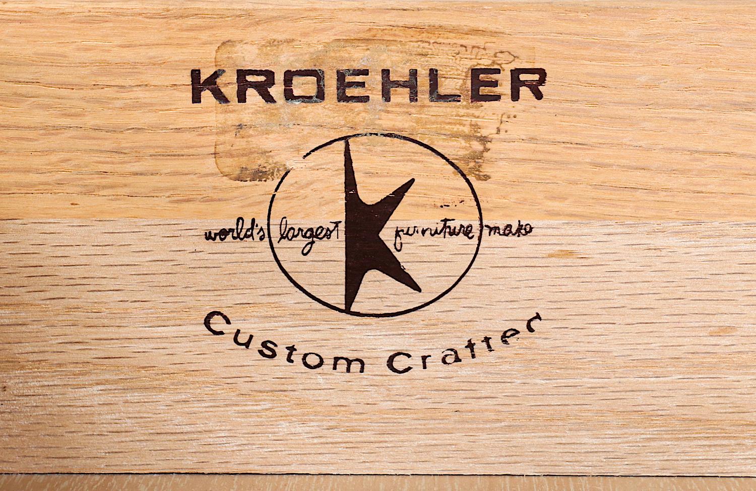 Mid-Century Modern Walnut Dresser by Kroehler Furniture 5