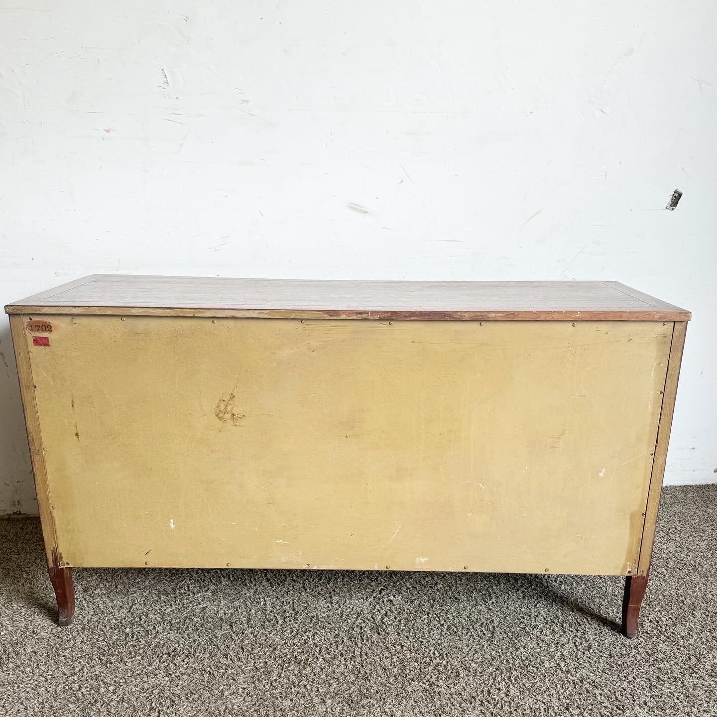 Mid Century Modern Walnut Dresser by Sligh - 6 Drawers 2
