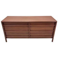 Commode en noyer moderne du milieu du siècle par AT&T Robsjohn-Gidding pour Widdicomb