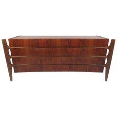 Scandinavian Modern Walnut Dresser by William Hinn