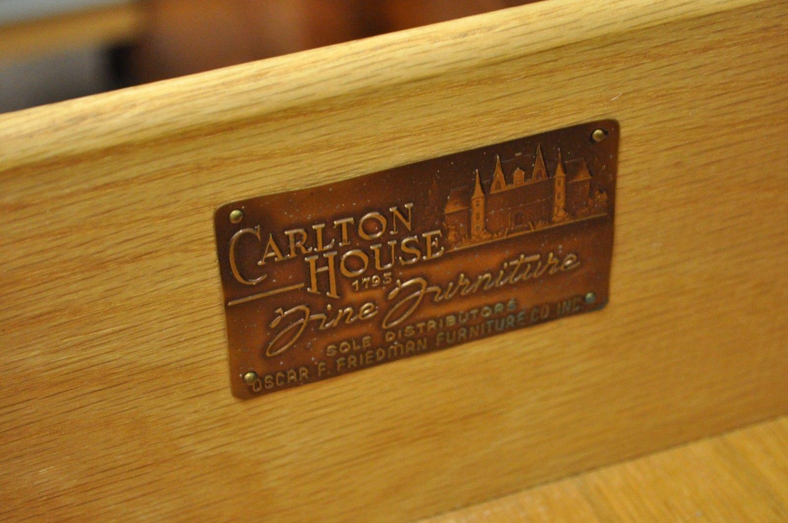 Mid-Century Modern Walnut Dresser Credenza Carlton House Oscar Friedman 4