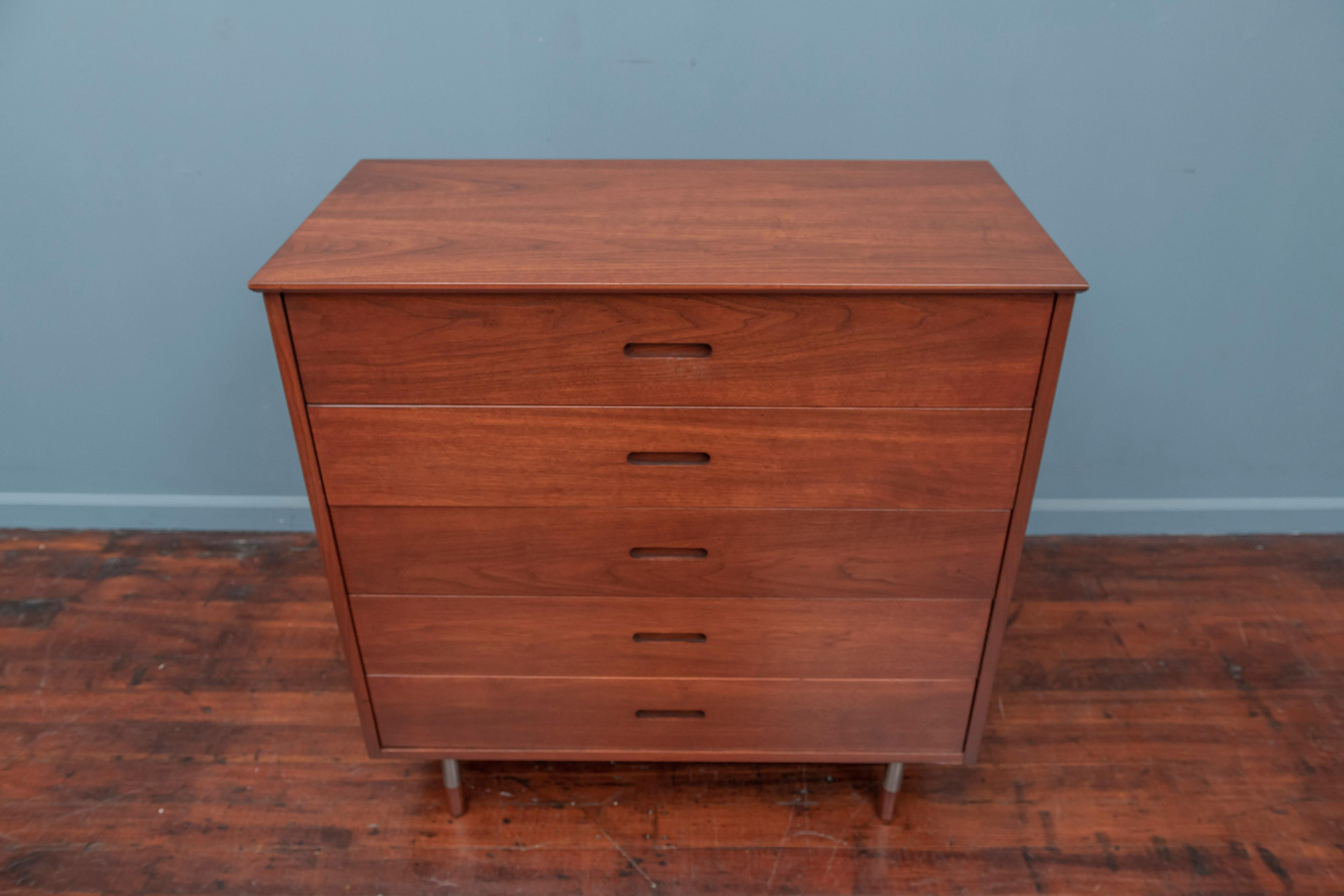 Mid-20th Century Mid-Century Modern Walnut Dresser