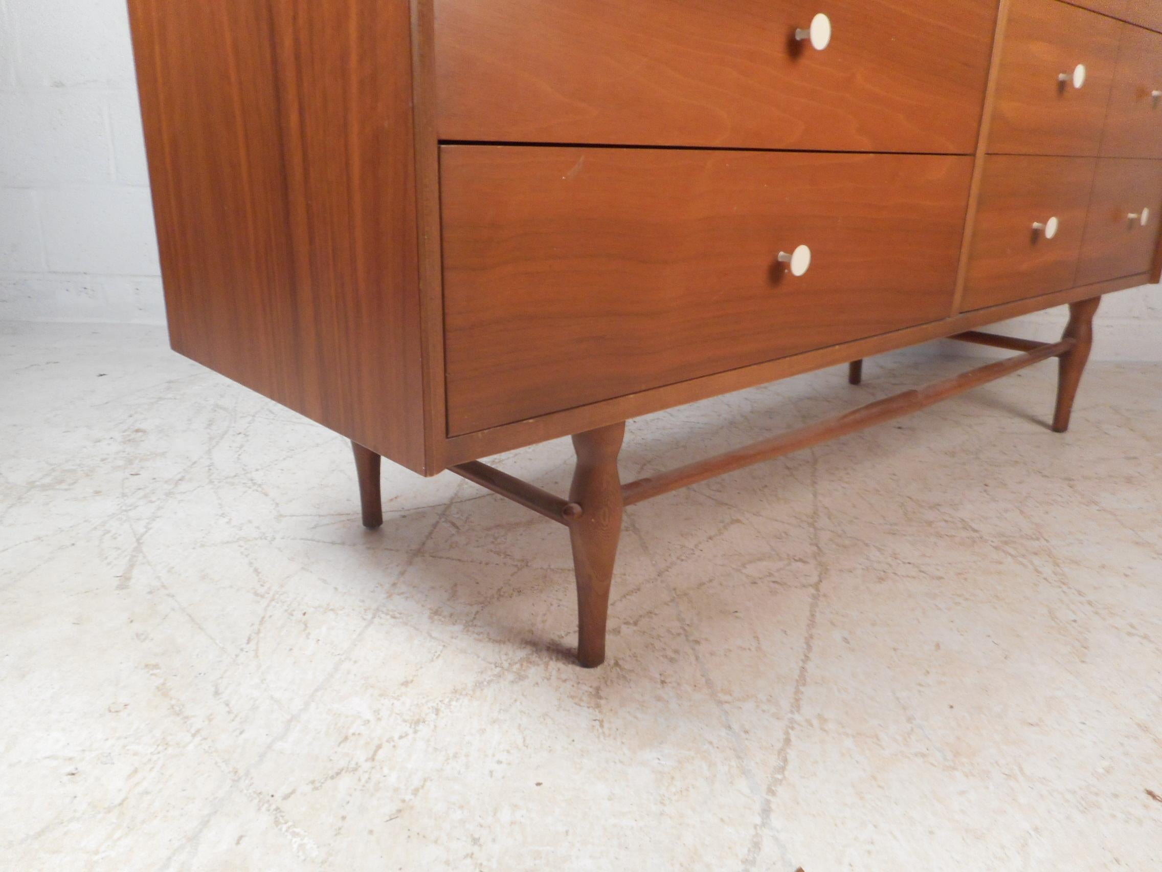 Mid-Century Modern Walnut Dresser 1