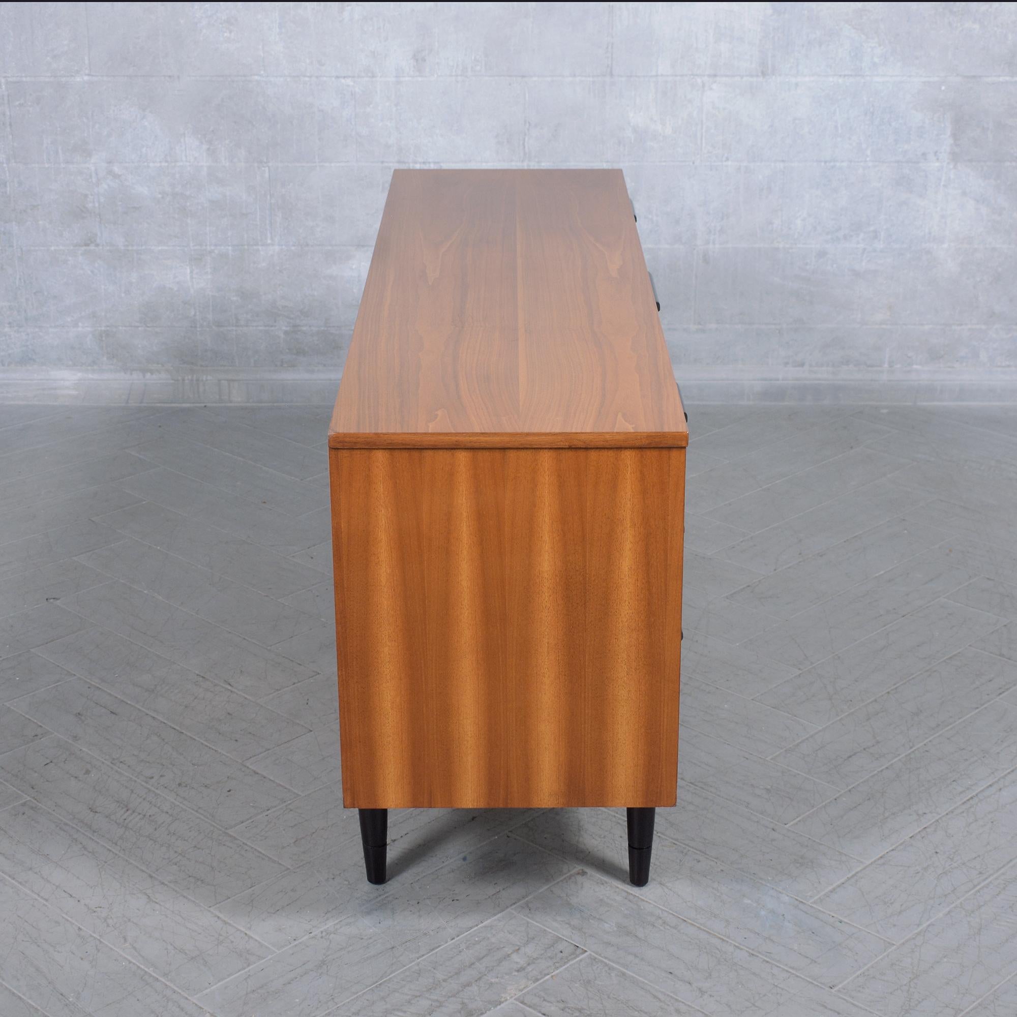 Mid-Century Modern Walnut Dresser  5