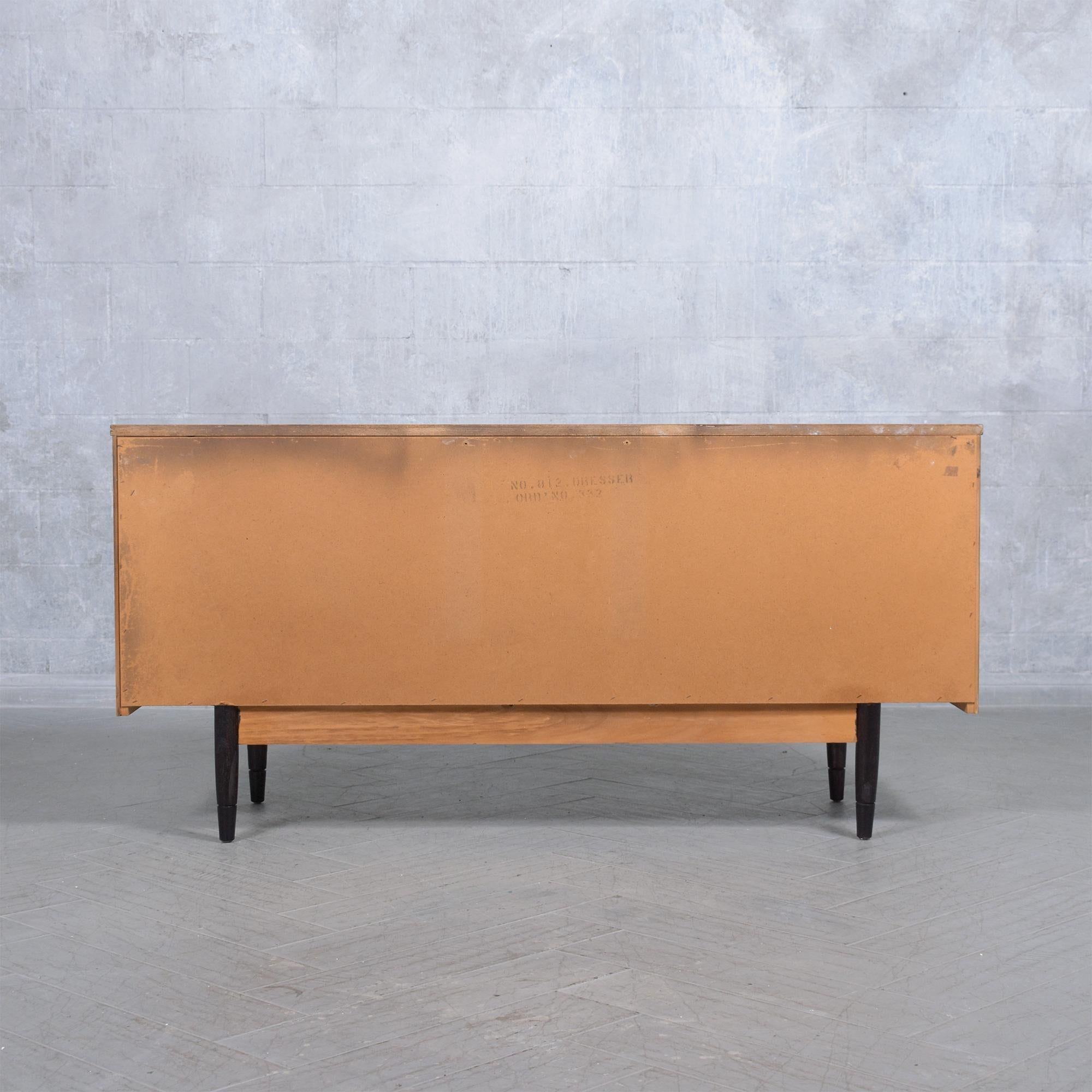 Mid-Century Modern Walnut Dresser  6