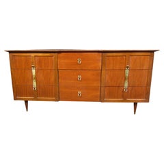 Vintage Mid-Century Modern Walnut Dresser