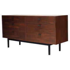 Used Mid-Century Modern Walnut Dresser with 6 Drawers by Jack Cartwright