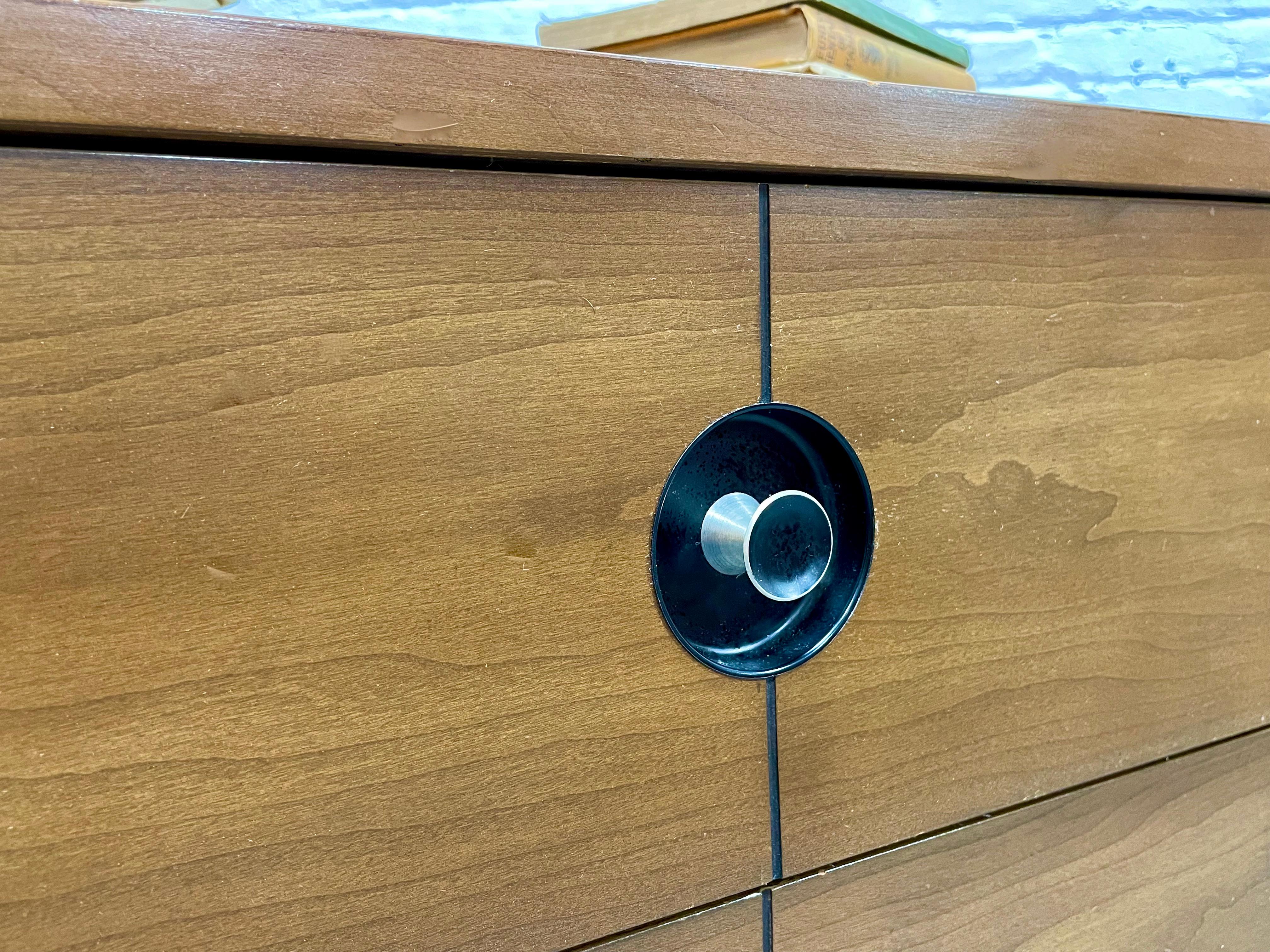 Mid Century MODERN Walnut DRESSERS / Bedroom SET by Stanley Furniture Co. 3
