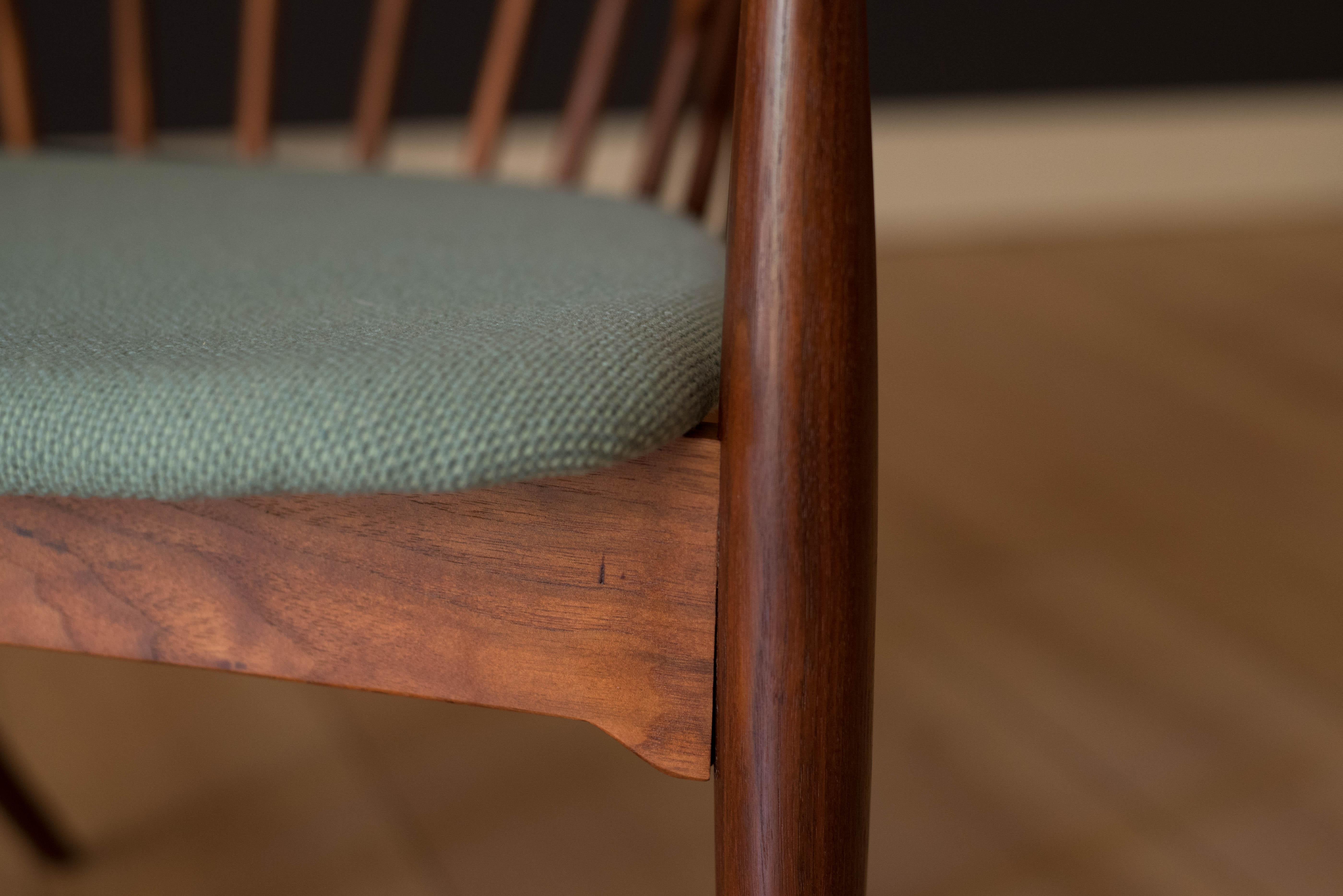 Mid-Century Modern Walnut Drexel Declaration Captain's Chair 4