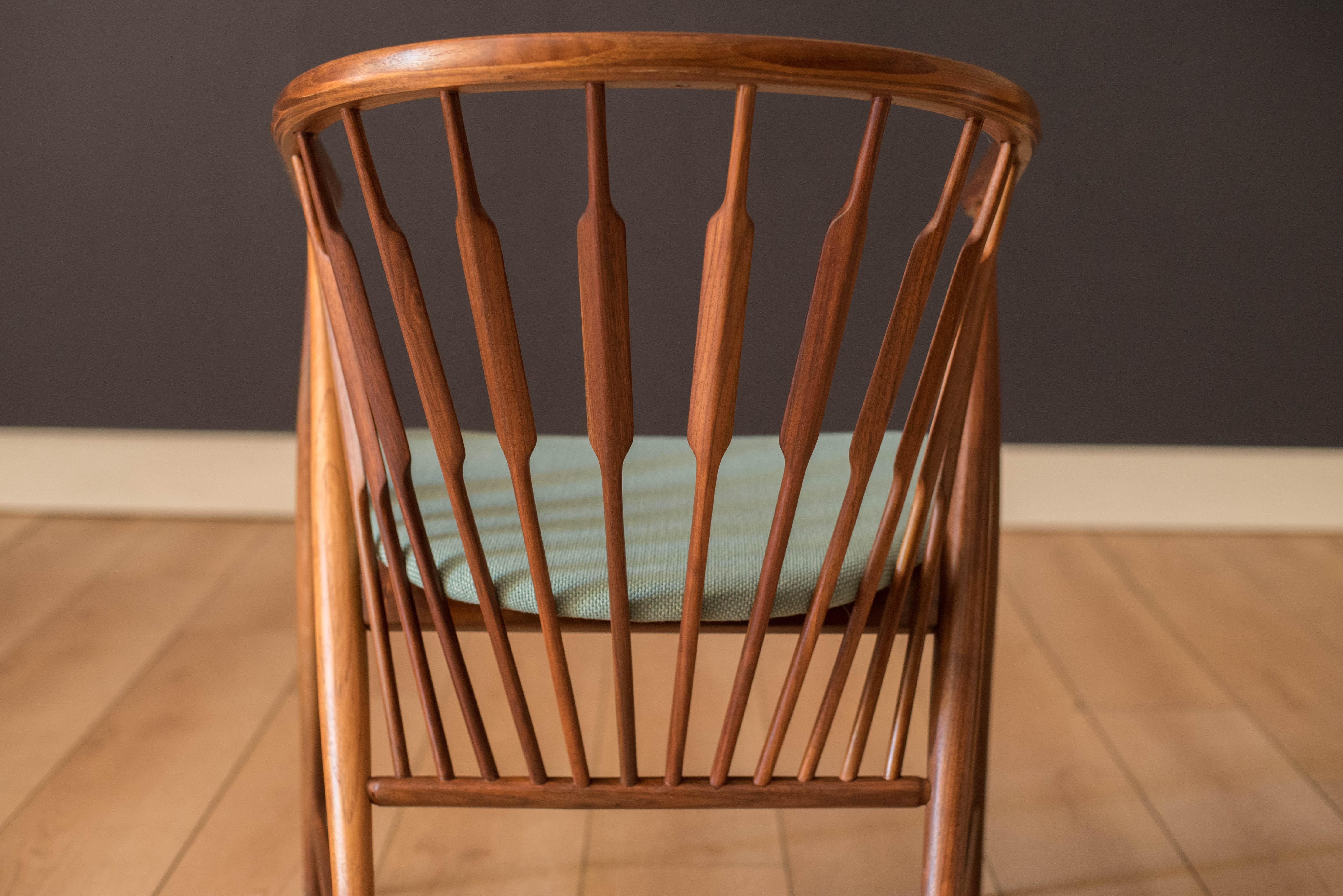 mid century captains chair
