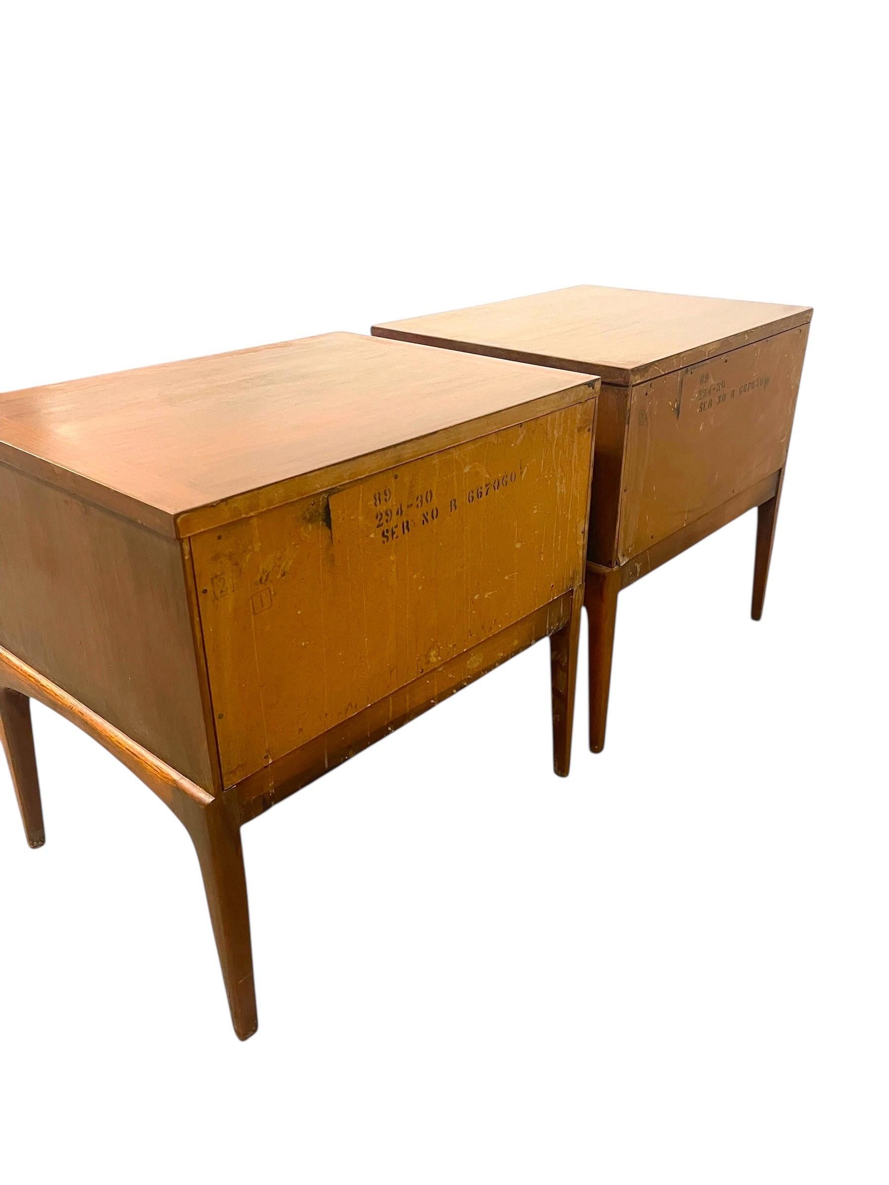 Mid Century Modern  Walnuss Endtisch-Set von Lane Furniture Rhythm Collection'S im Angebot 3