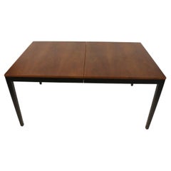 Mid century modern walnut extension dining table by George Nelson Herman Miller
