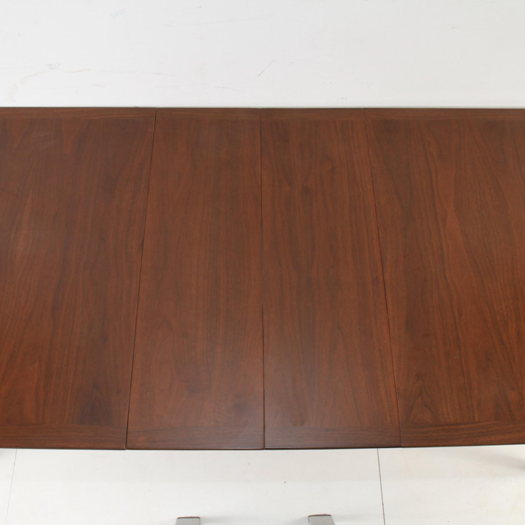 Mid-Century Modern Walnut Extension Dining Table 5