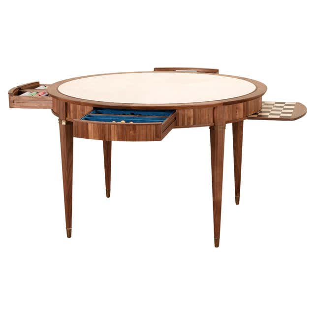 Vintage Monumental Wood Scrabble Board Game Table For Sale at 1stDibs