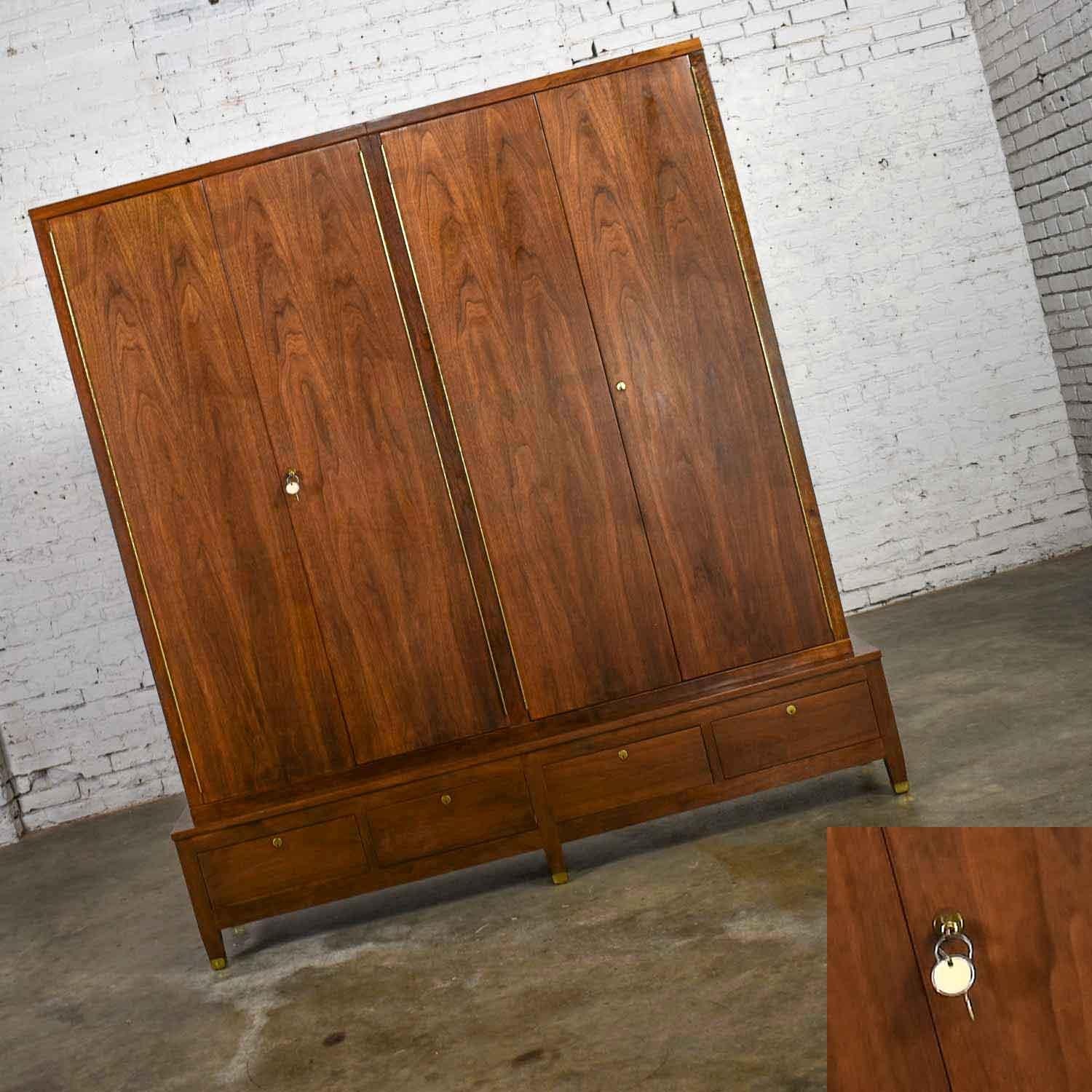 mid century modern gun cabinet