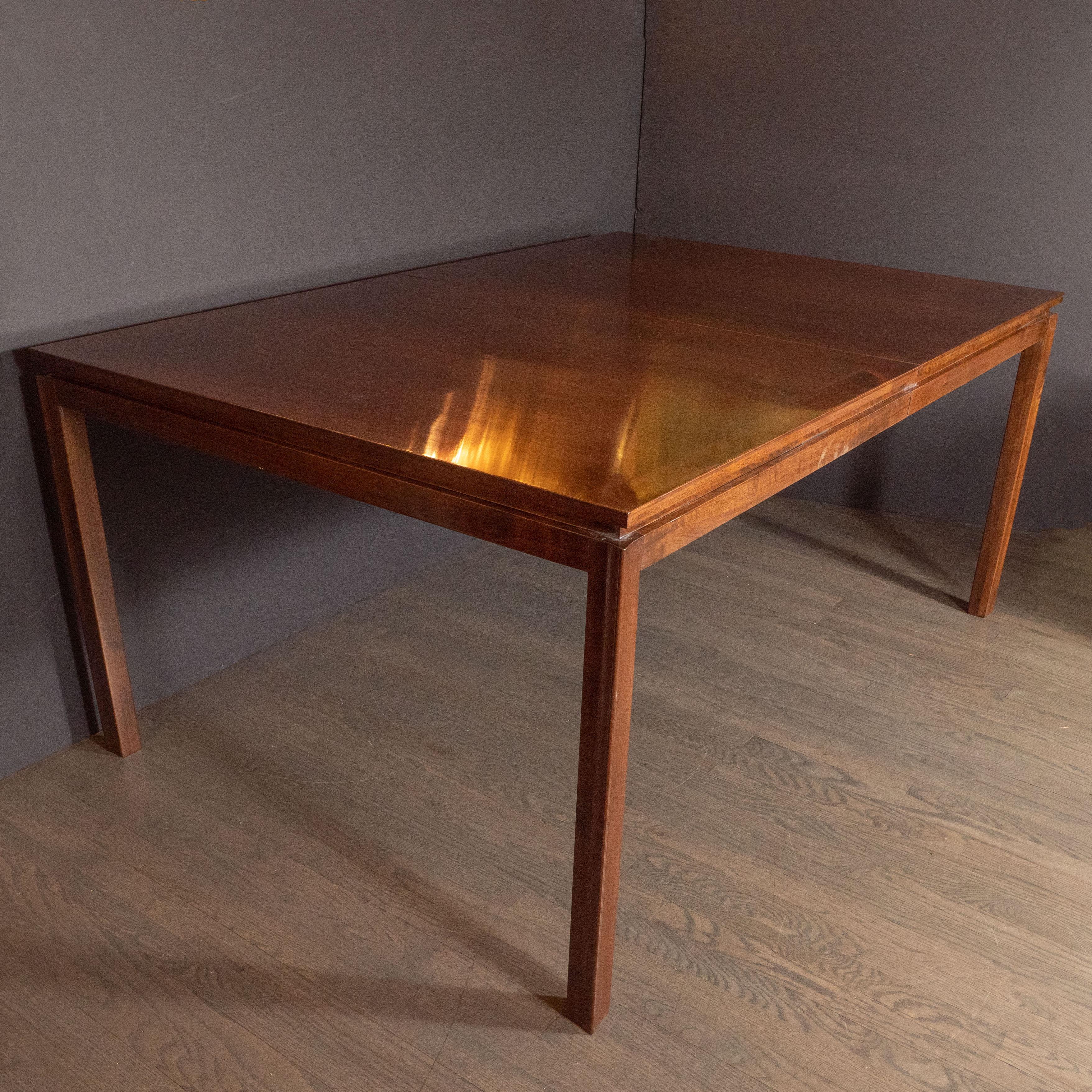 Mid-Century Modern Walnut Handrubbed Walnut Table by Edward Wormley for Dunbar In Excellent Condition In New York, NY