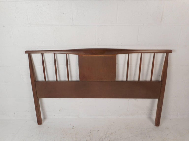 Mid Century Modern Walnut Headboard And Footboard For Sale At 1stdibs