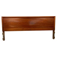 Mid-Century Modern Walnut Headboard by John Stuart
