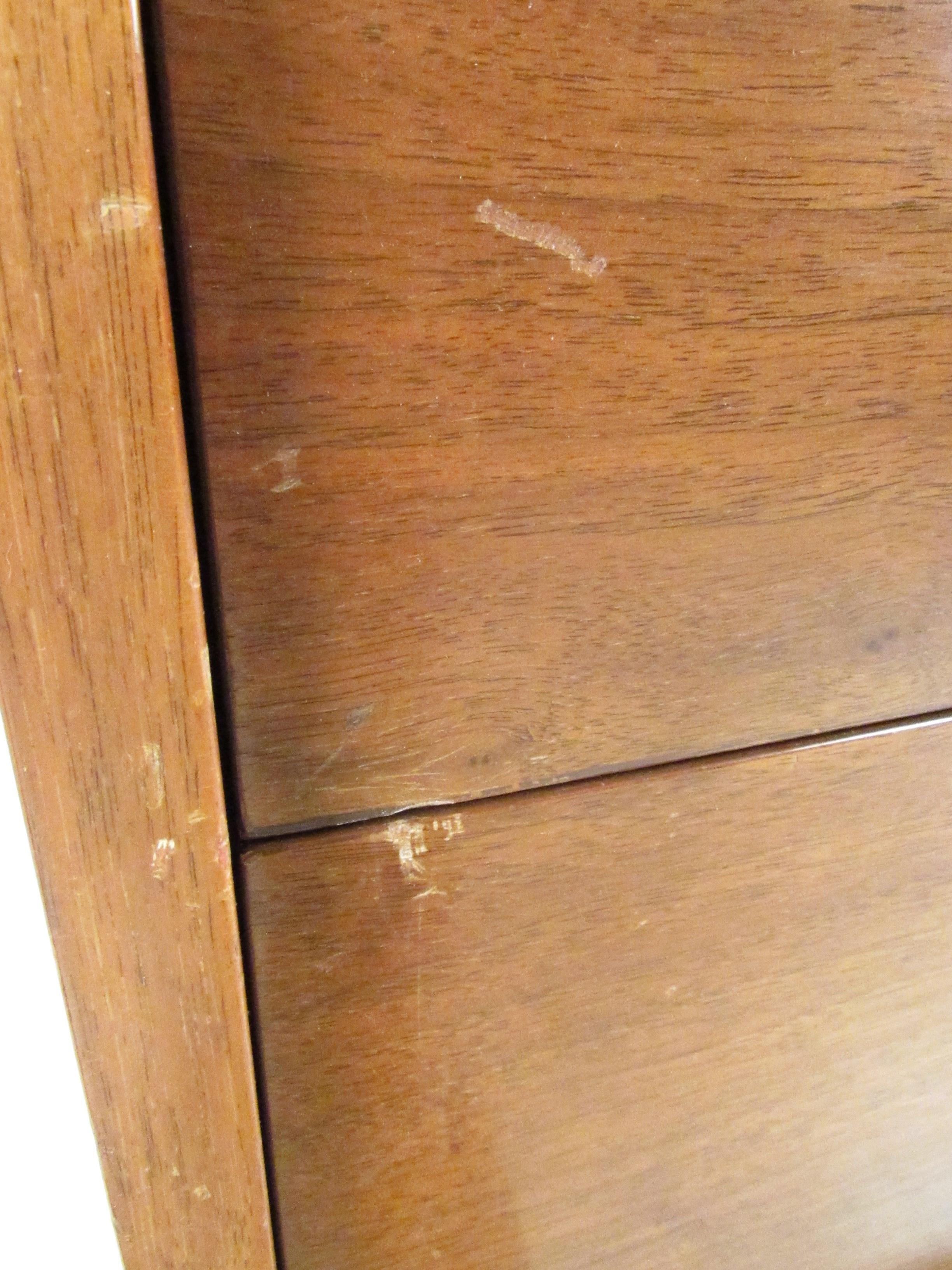 Mid-Century Modern Walnut Highboy Dresser 11