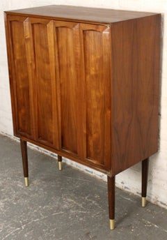Mid-Century Modern Walnut Highboy Dresser