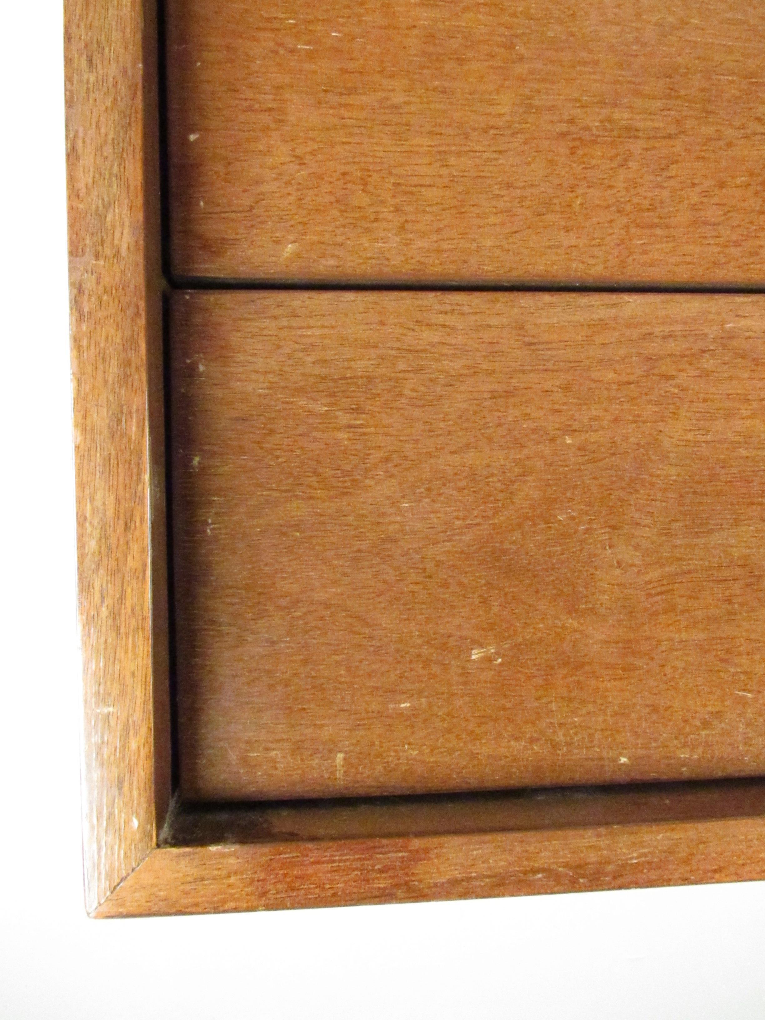Mid-Century Modern Walnut Highboy Dresser 13