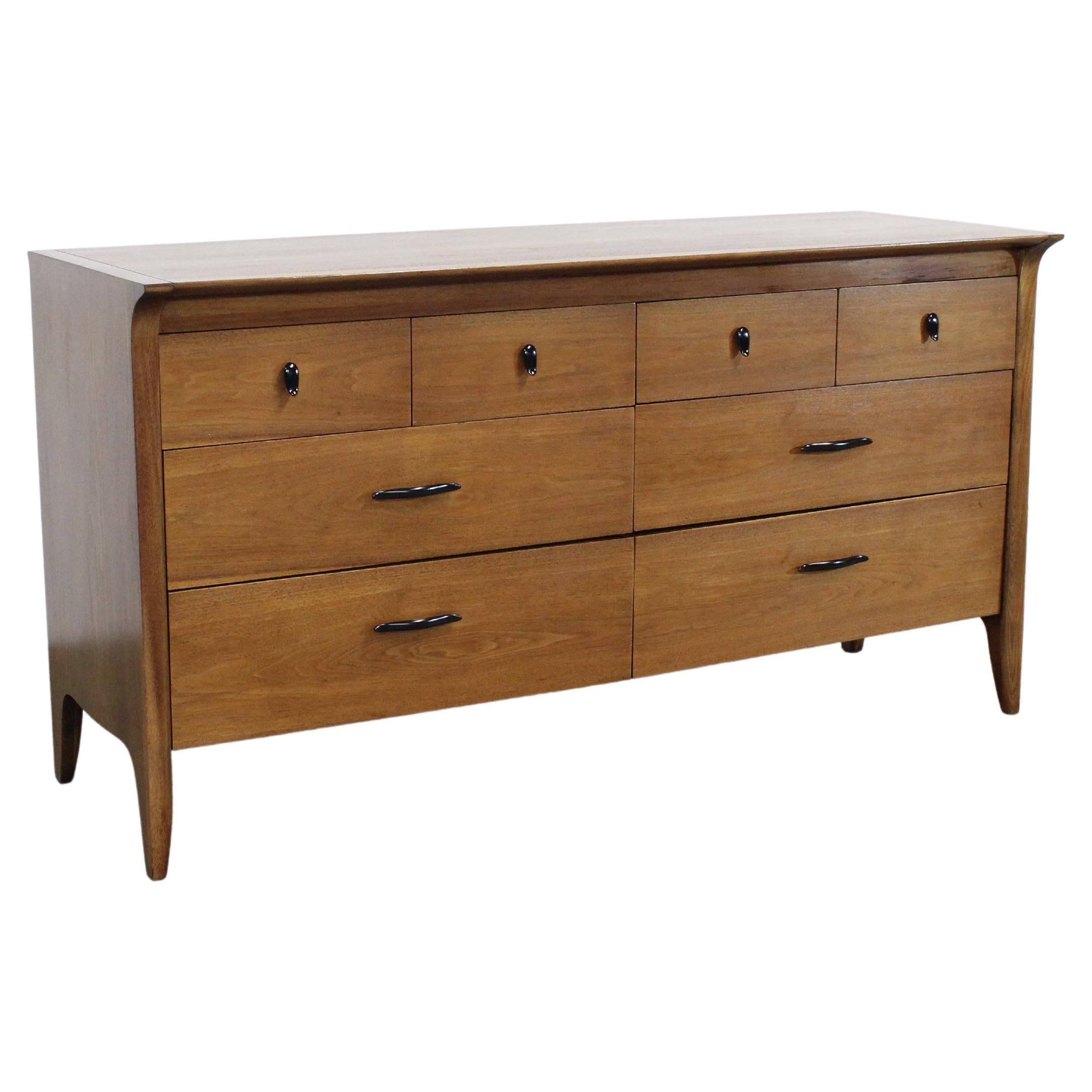 Mid-Century Modern Walnut John Van Koert Credenza/Dresser