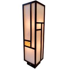 Retro Mid-Century Modern Walnut Lamp