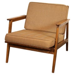 Chaise longue en noyer The Moderns