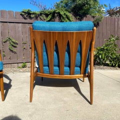 Loungesessel aus Nussbaumholz von Milo Baughman für Thayer Coggin, Moderne der Mitte des Jahrhunderts