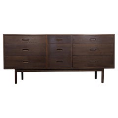 Mid Century Modern Walnut Lowboy Dresser by Jack Cartwright for Founders, c1960s