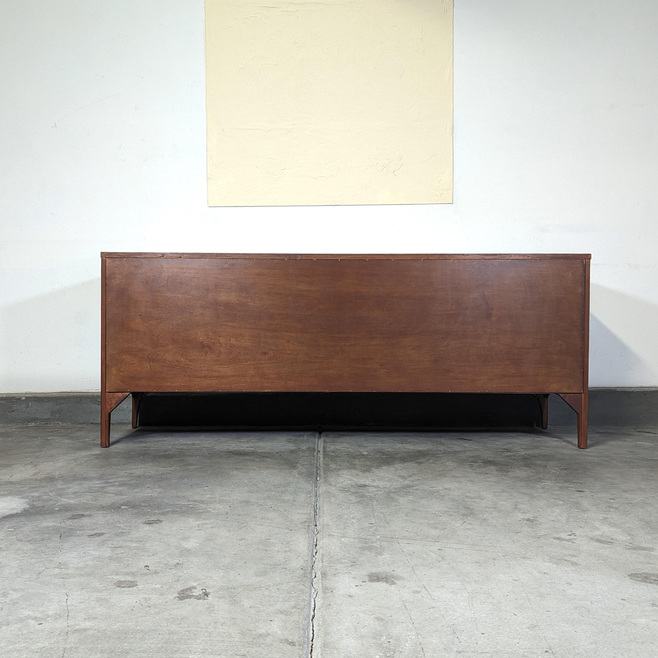 Mid-20th Century Mid Century Modern Walnut Lowboy Perspecta Dresser by Kent Coffey, c1960s For Sale