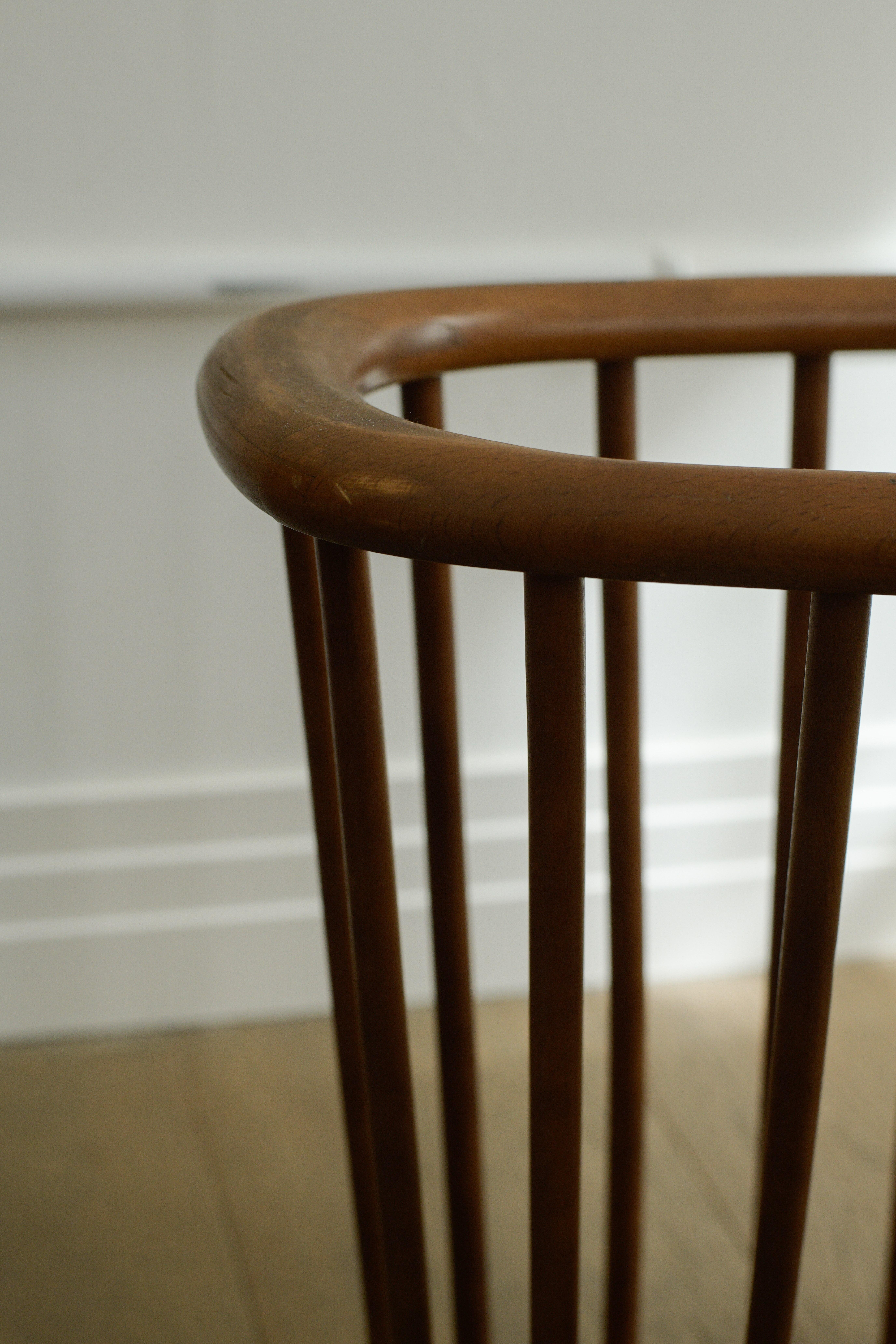 Mid-20th Century Mid Century Modern Walnut Magazine Rack by Arthur Umanoff For Sale