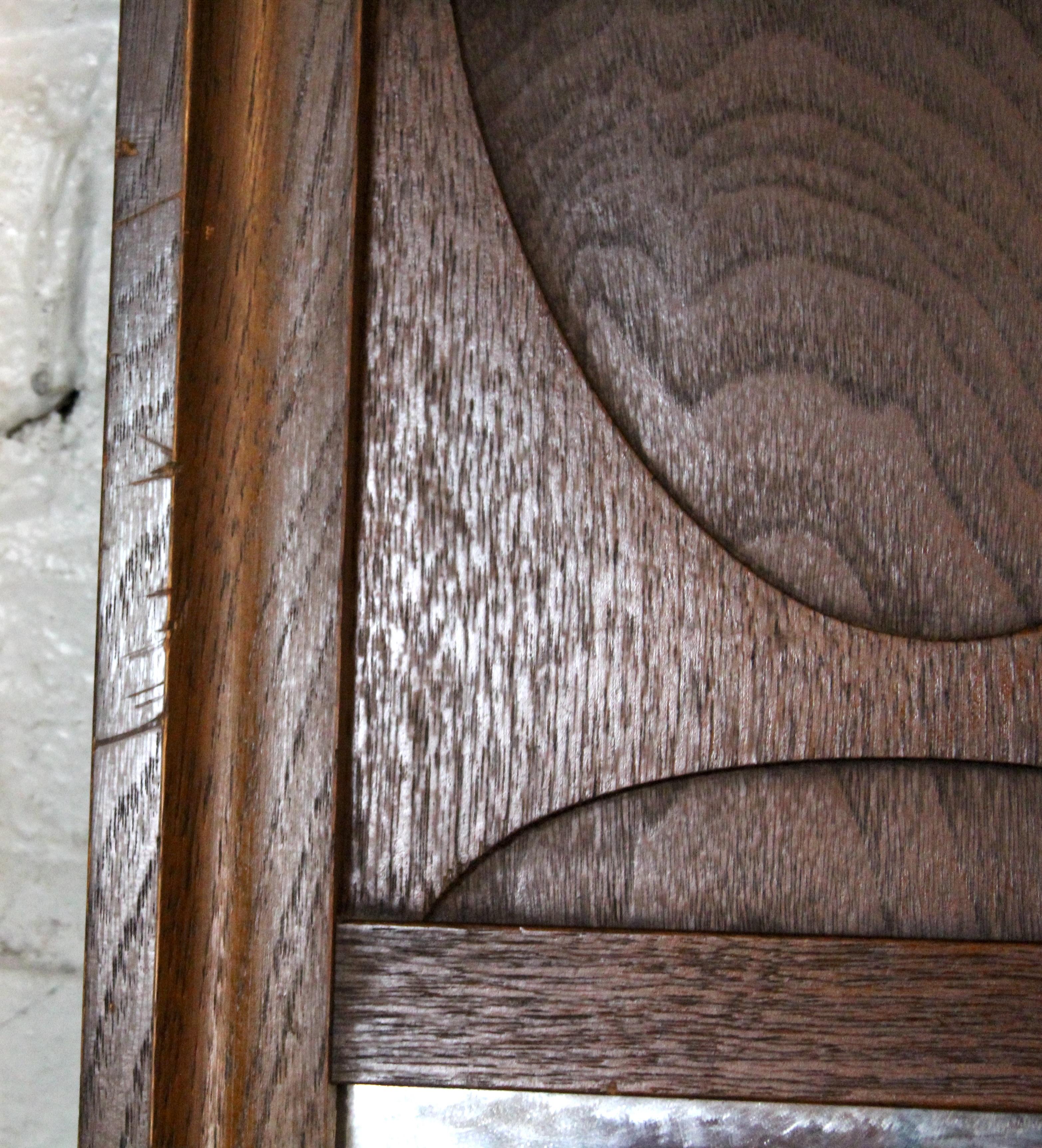 Legno Specchio in legno di noce di Broyhill Brasilia, metà secolo. in vendita
