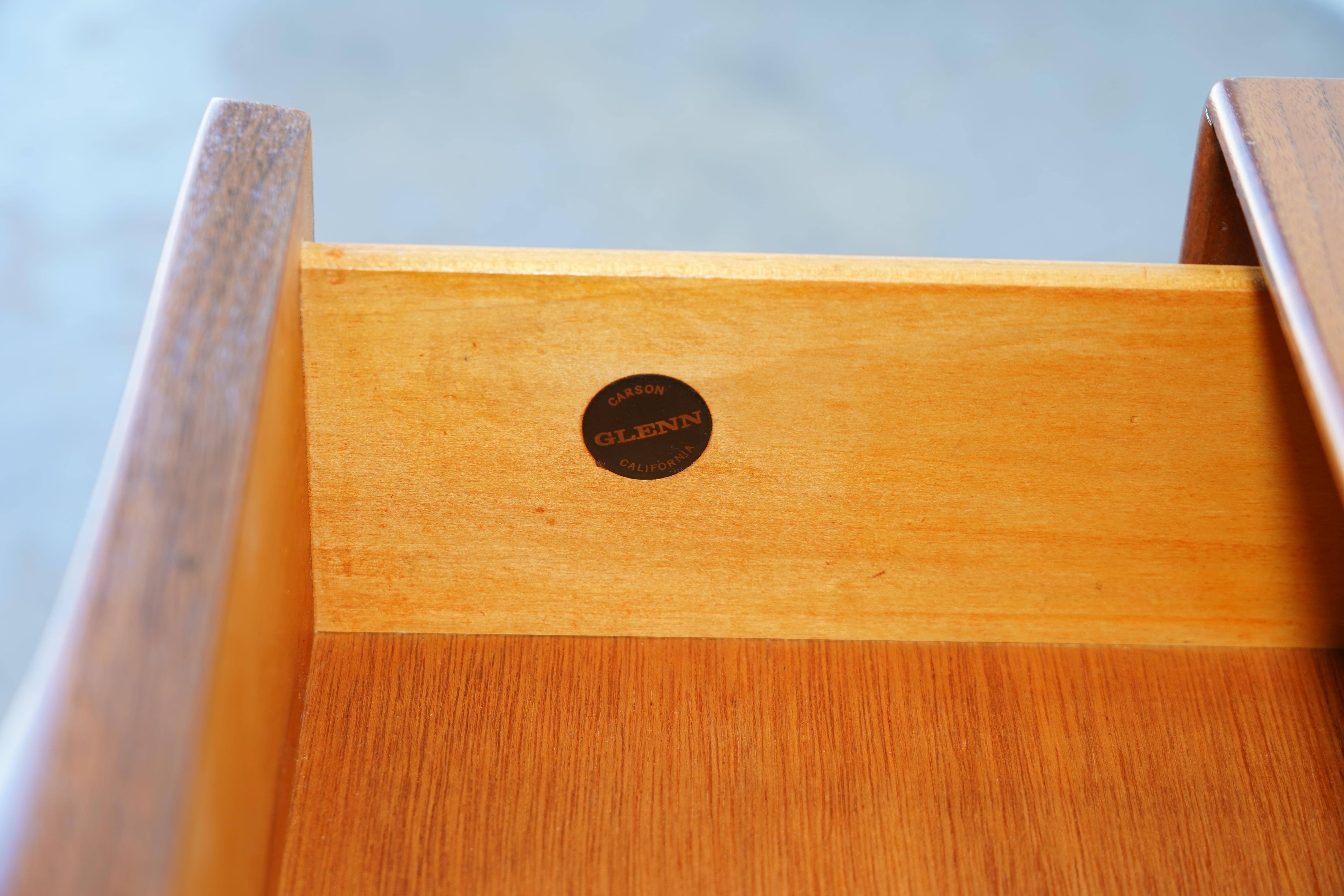 Mid-Century Modern Walnut Nightstand by John Kapel for Glenn of California 3