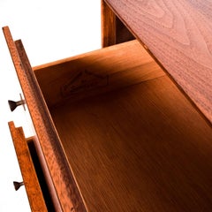 Mid-Century Modern Walnut Nightstands by Stanley